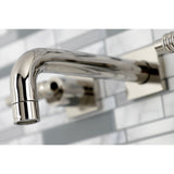 Milano Two-Handle Wall Mount Bathroom Faucet