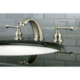 Naples Widespread Bathroom Faucet W/ Lever Handle