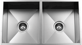 Rectangular Kitchen Sink - Double Bowl Kitchen Sink - 31-1/4" x 18-1/2" x 9"