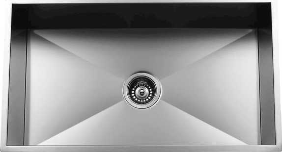 Urban Place Undermount Single Bowl 31-3/4" x 18-1/2" x 9" - 18 Gauge Stainless Steel Kitchen Sink