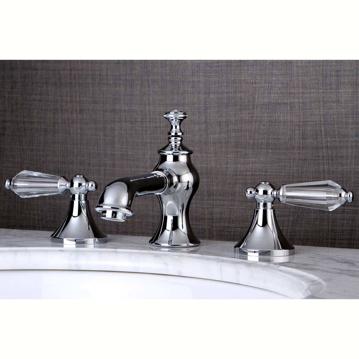 Wilshire Widespread 8 Inch Traditional Bathroom Faucet