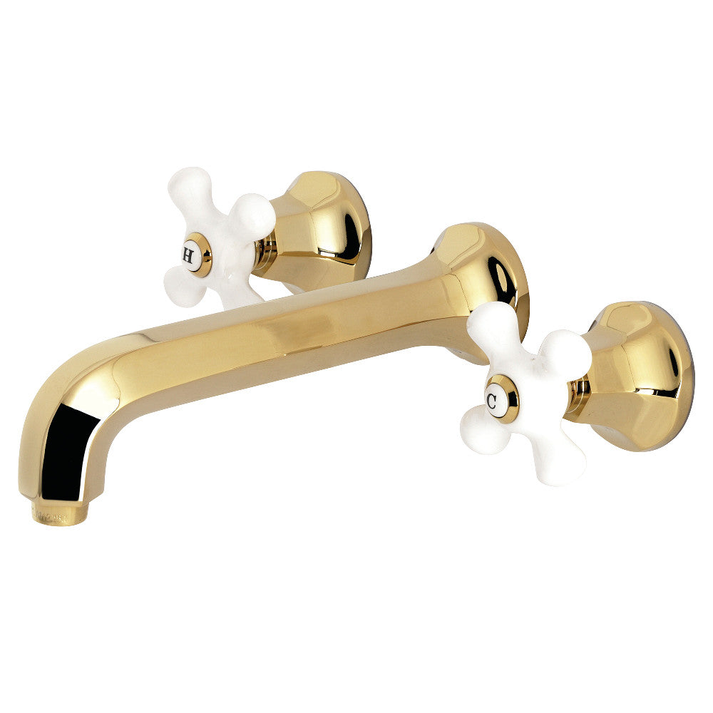 Metropolitan 2-Handle Modern Wall Mount Bathroom Faucet