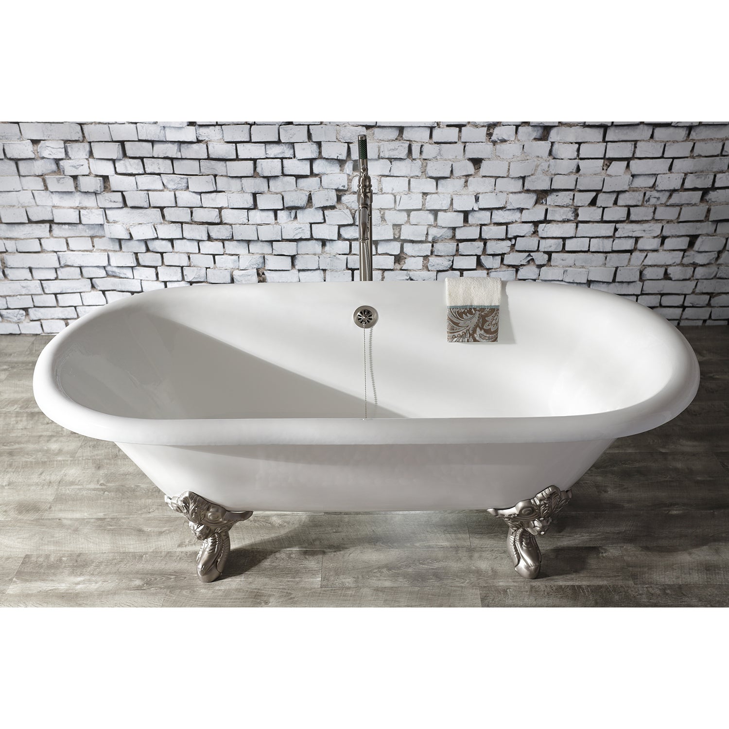 Clawfoot Tub with 7-Inch Faucet Drillings