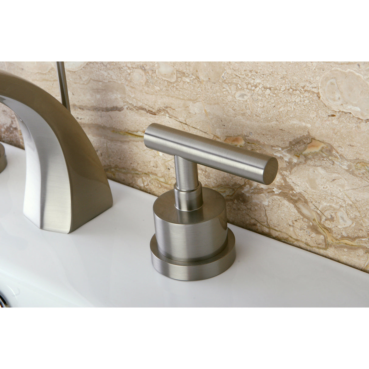 Manhattan 8 inch Modern Widespread Bathroom Faucet