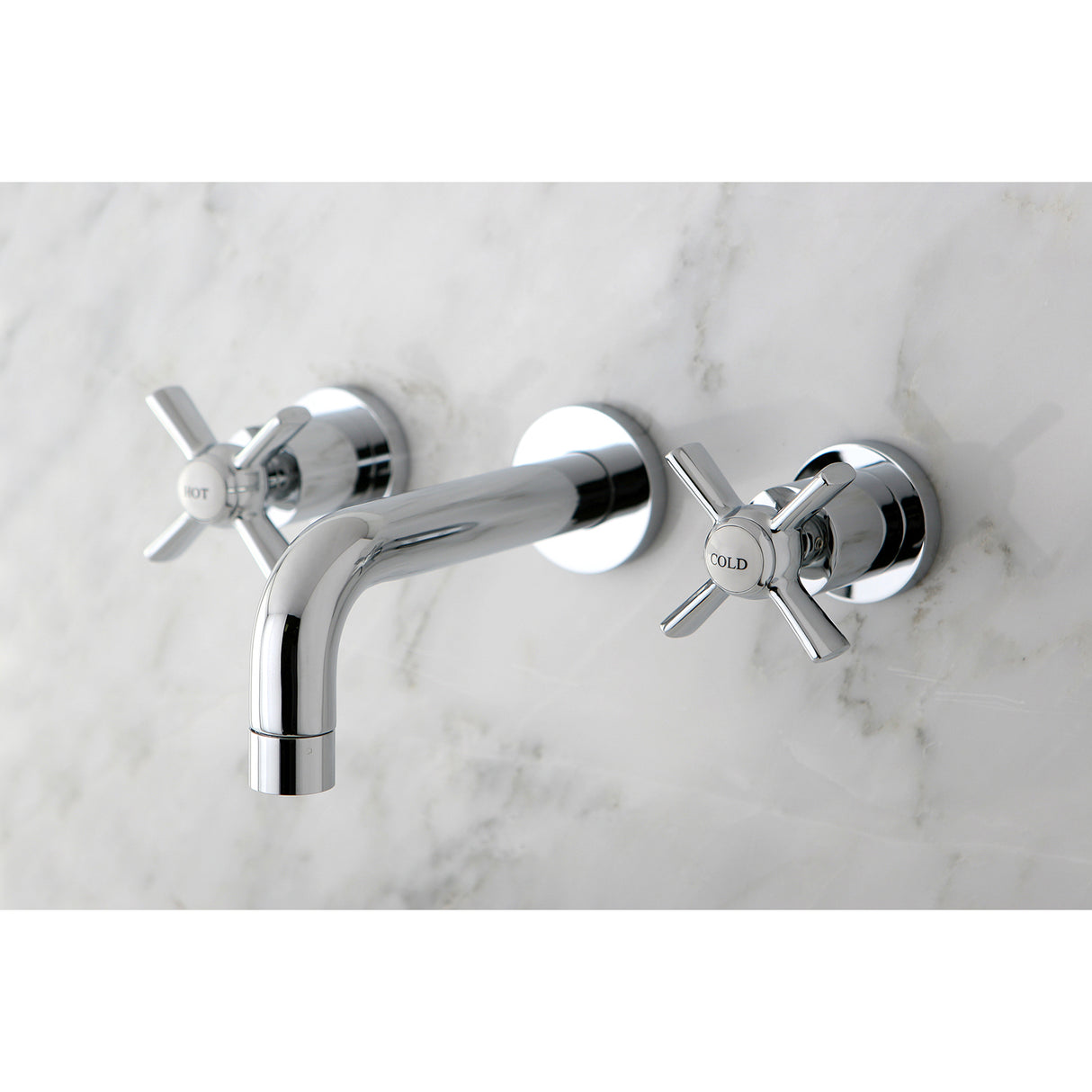 Millennium Two Handle Wall Mount Bathroom Faucet