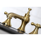 Vintage 8 In. Two-handle 3-Hole Deck Mount Widespread Bathroom Sink Faucet