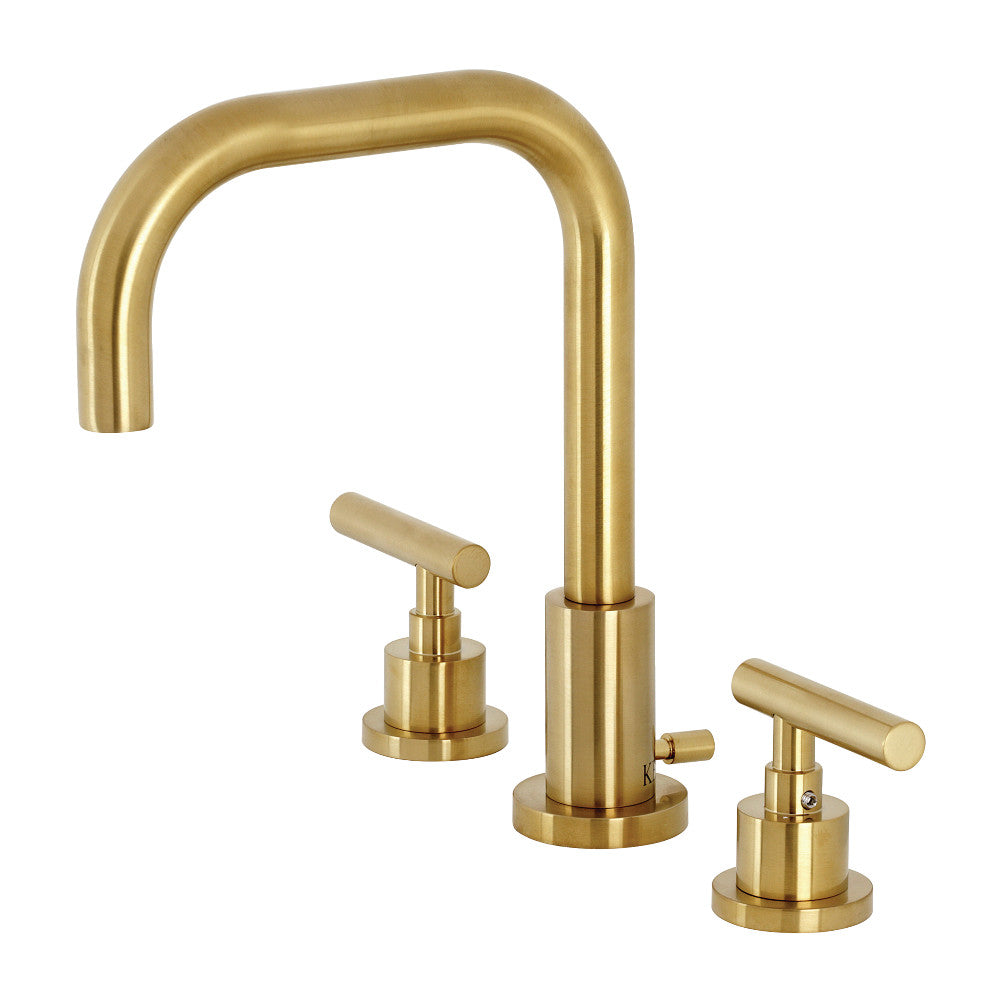 Manhattan Widespread Bathroom Faucet with Brass Pop-Up