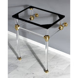 Templeton 24" x 20-3/8" x 30" Acrylic Console Sink Legs