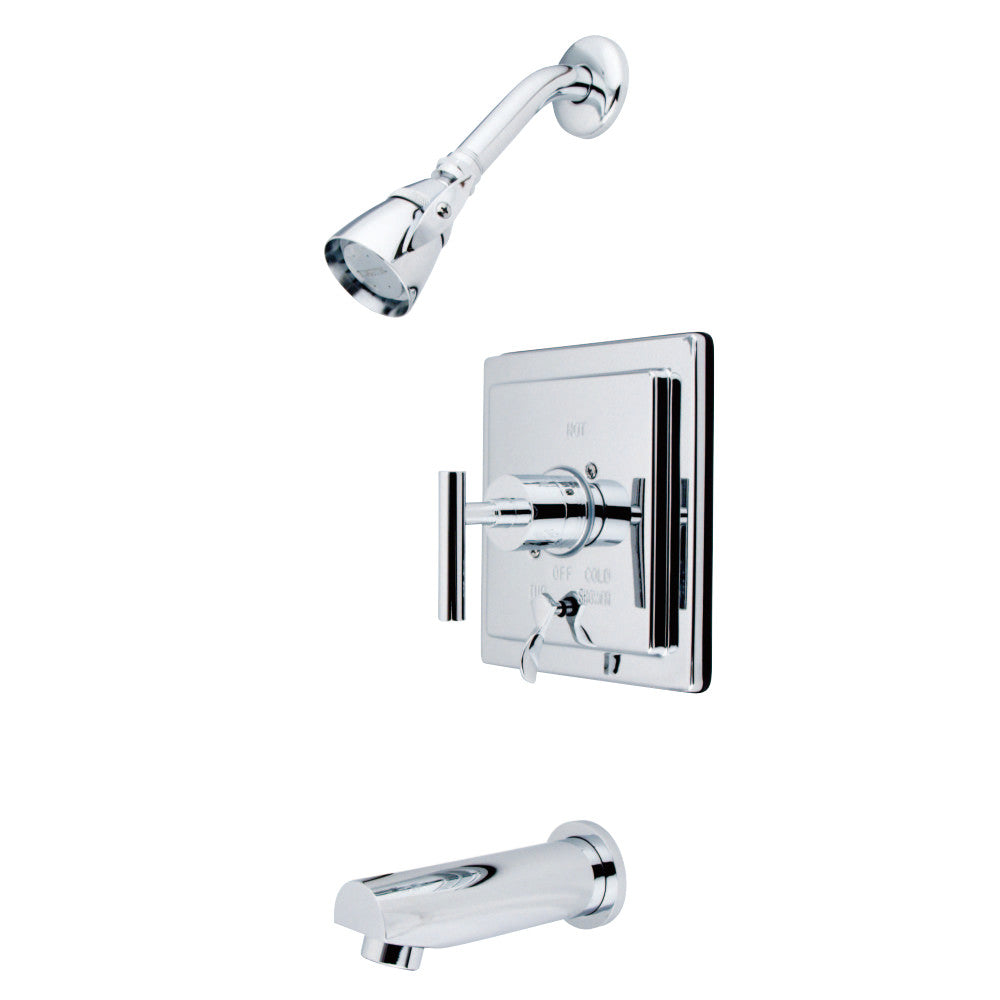 Manhattan Sungle Handle Tub and Shower Faucet