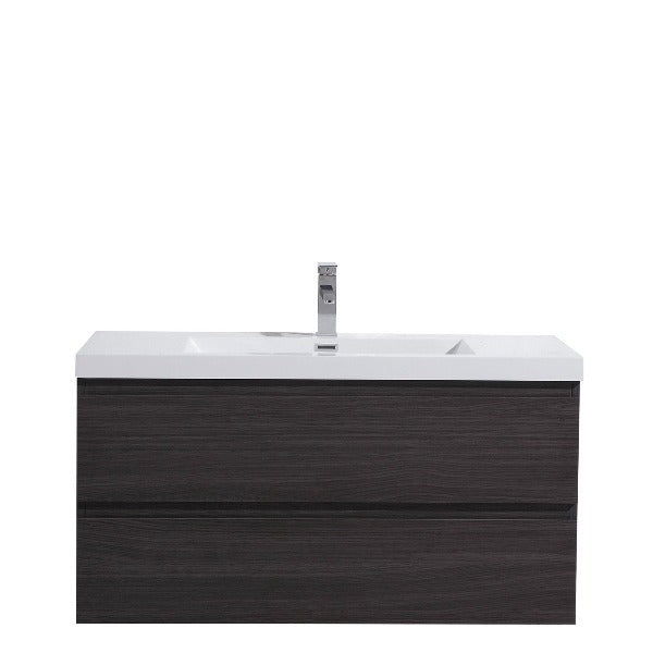 Brooklyn Floating / Wall Mounted Bathroom Vanity With Acrylic Sink