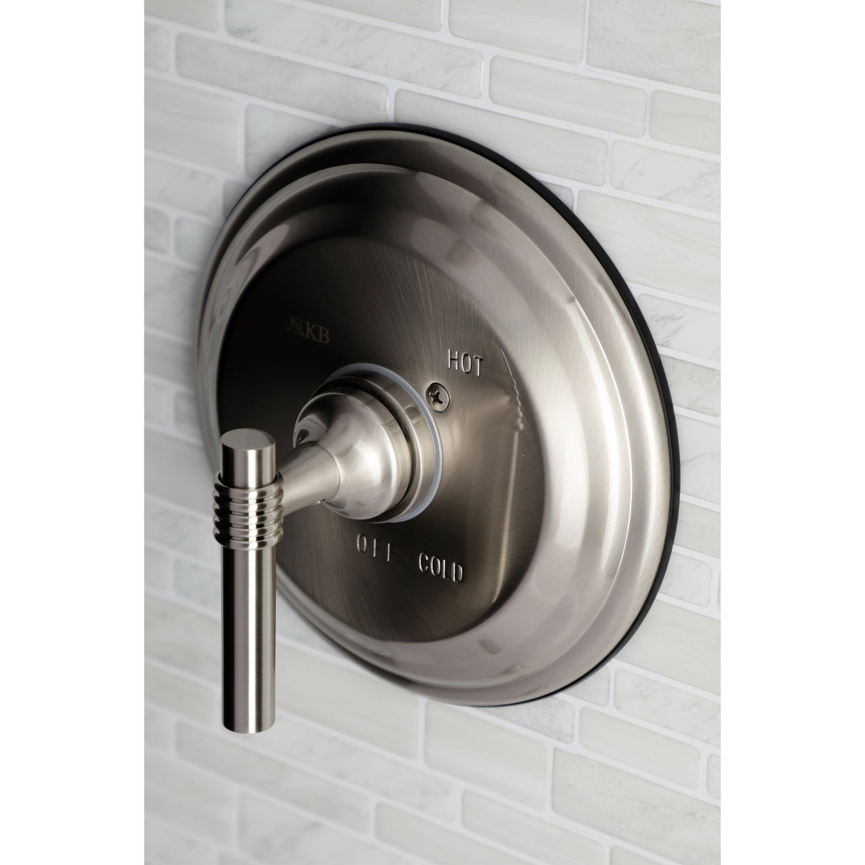 Pressure Balance Valve Trim in Brushed Nickel without Shower and Tub Spout