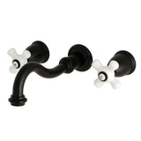 Vintage 2-Handle Wall Mount Bathroom Faucet