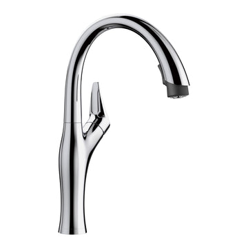 Blanco Artona 1.5 GPM Dual Spray Pull-Down Kitchen Faucet Brass