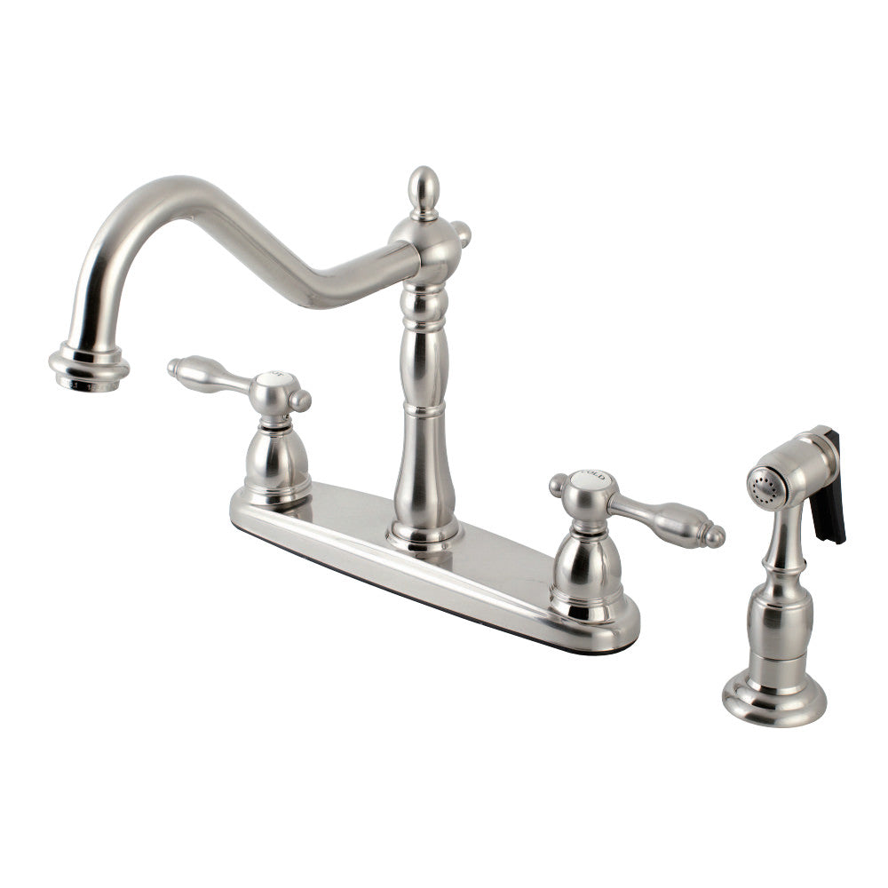 Tudor Deck Mount Centerset Kitchen Faucet