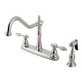 Tudor Deck Mount Centerset Kitchen Faucet