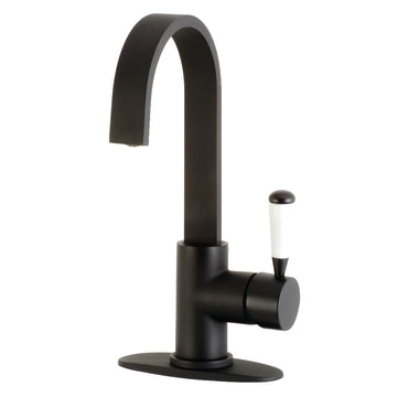 Paris Single-Handle Single Hole Deck Mounted Bar Faucet with Dual-function Pull-down Sprayer