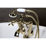 Wall Mount Clawfoot Tub Faucet With Hand Shower