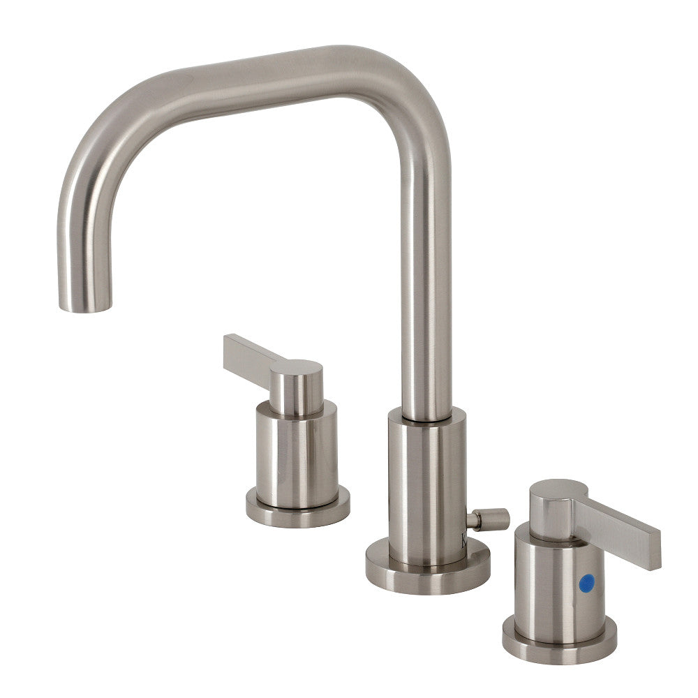 NuvoFusion Widespread Bathroom Faucet With Brass Pop Up