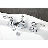 Wilshire Widespread Bathroom Faucet with Brass Pop-Up