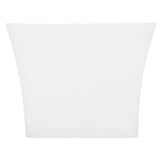 Acrylic Freestanding Tub with Drain, White - BUILDMYPLACE