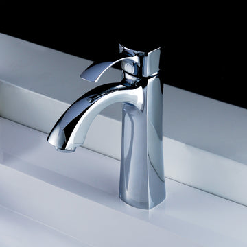 Rhythm Single-Handle Single Hole Bathroom Sink Faucet
