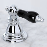 Widespread Bathroom Faucet with Plastic Pop-Up