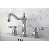 Tudor Widespread Lavatory Faucet With Brass Pop Up