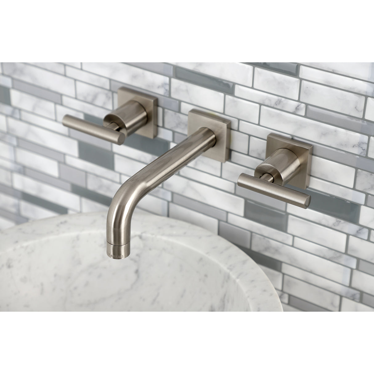 Manhattan Two-Handle Wall Mount Bathroom Faucet