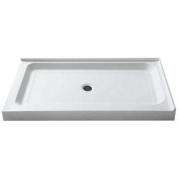 Port 36 x 48 in. Double Threshold Shower Base in White