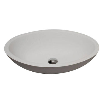 Solid Surface Vessel Sink with Pop Up Drain - Matimb Series