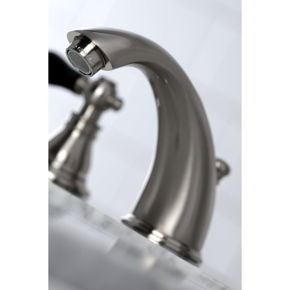 Widespread Bathroom Faucet with Plastic Pop-Up