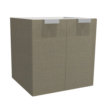 RTA - Fabric Grey - Floating Vanity Base Cabinet | 30