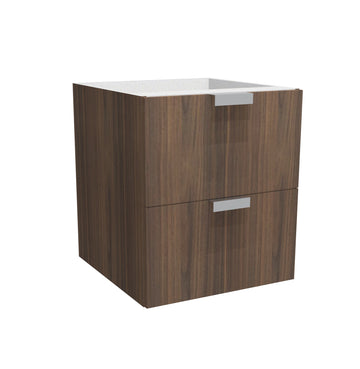 RTA - Walnut - Floating Vanity Drawer Base Cabinet | 36