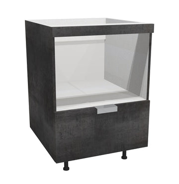 RTA - Rustic Grey - Base Microwave Cabinet | 30"W x 34.5"H x 24"D