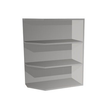 RTA - Glossy White - Base End Shelf Cabinet | 12"W x 34.5"H x 24"D