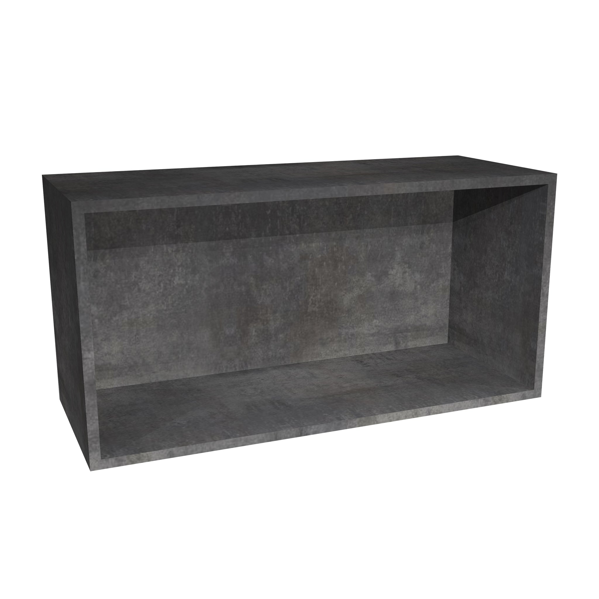 RTA - Rustic Grey - Wall Open Cabinet | 30"W x 15"H x 12"D