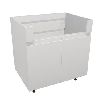 RTA - Lacquer White - Farm Sink Base Cabinet | 36"W x 30"H x 23.8"D