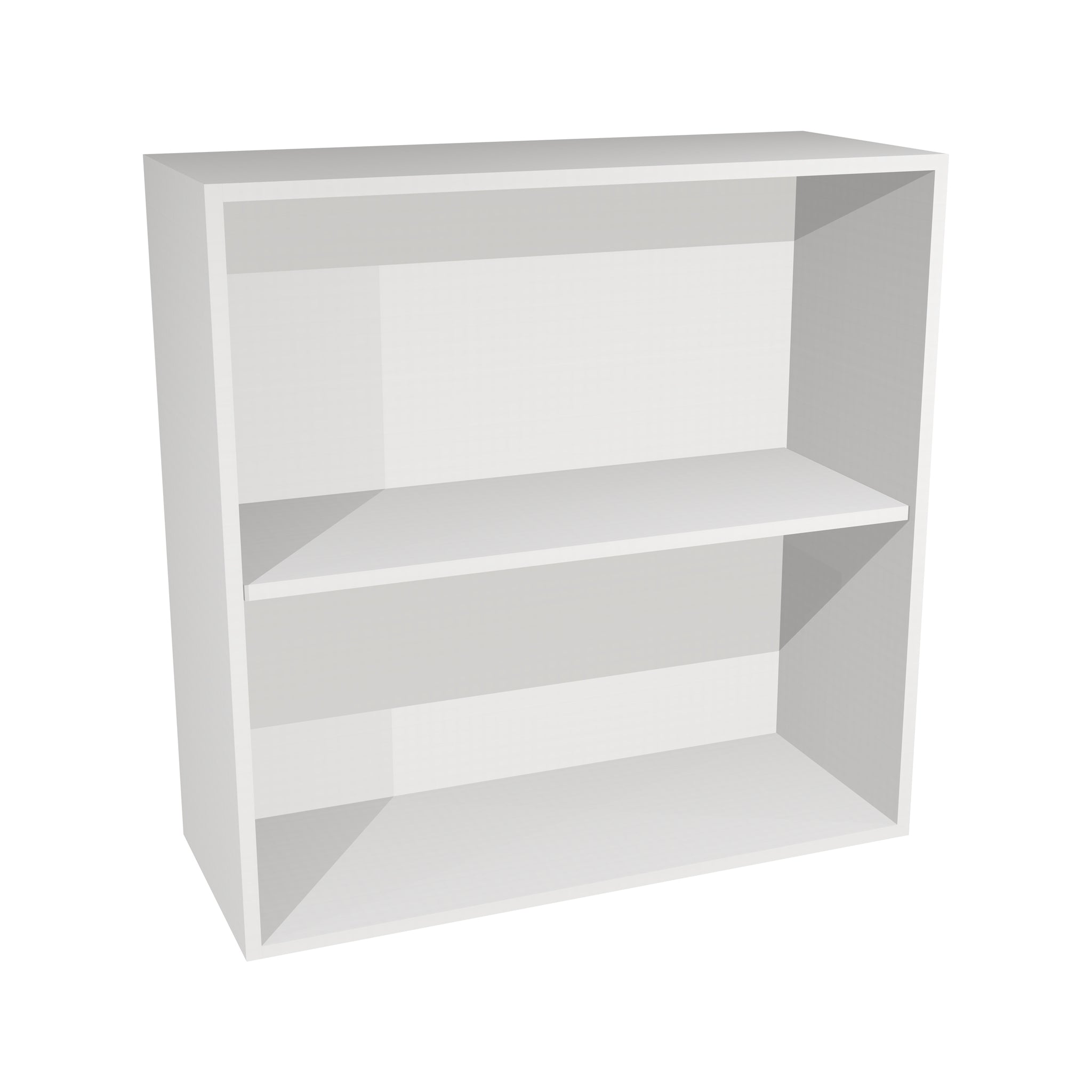 RTA - Lacquer White - Wall Open Cabinet | 36"W x 30"H x 12"D