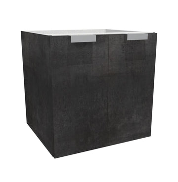 RTA - Rustic Grey - Floating Vanity Base Cabinet | 36"W x 34.5"H x 21"D