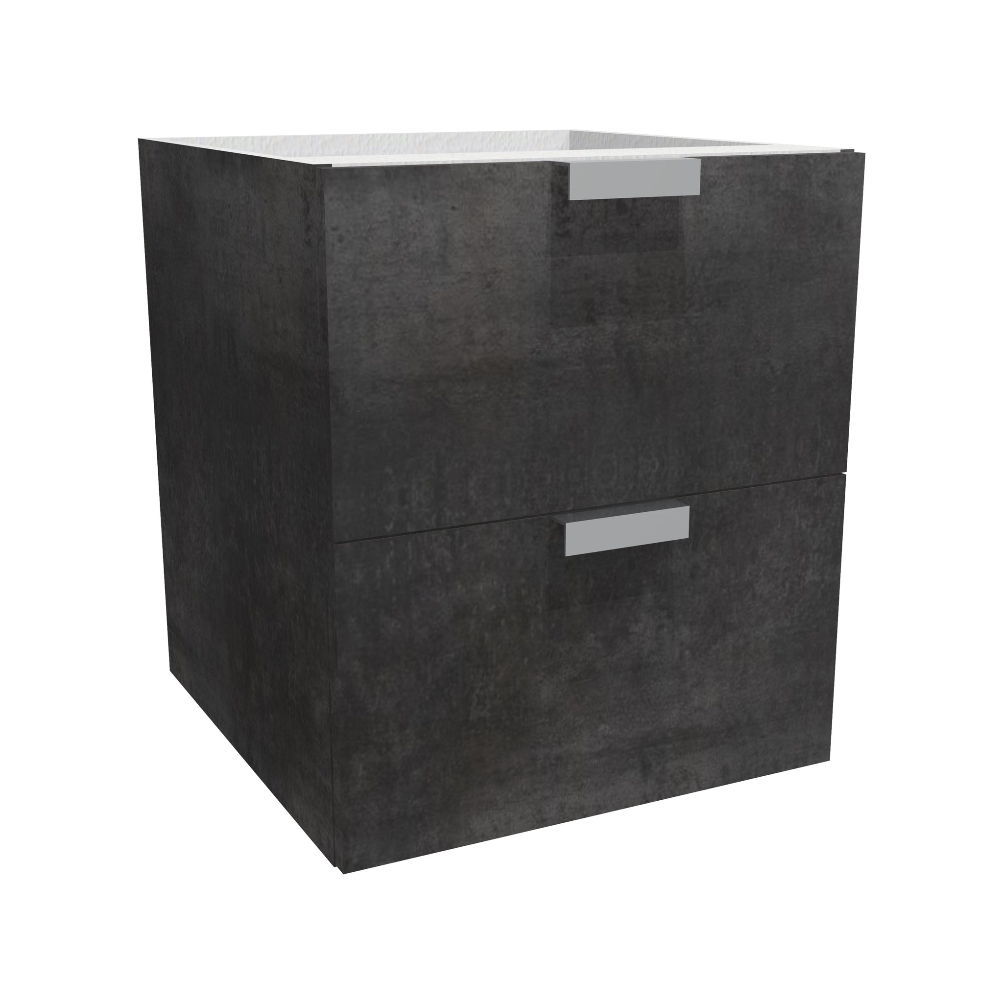RTA - Rustic Grey - Floating Vanity Drawer Base Cabinet | 36"W x 34.5"H x 21"D