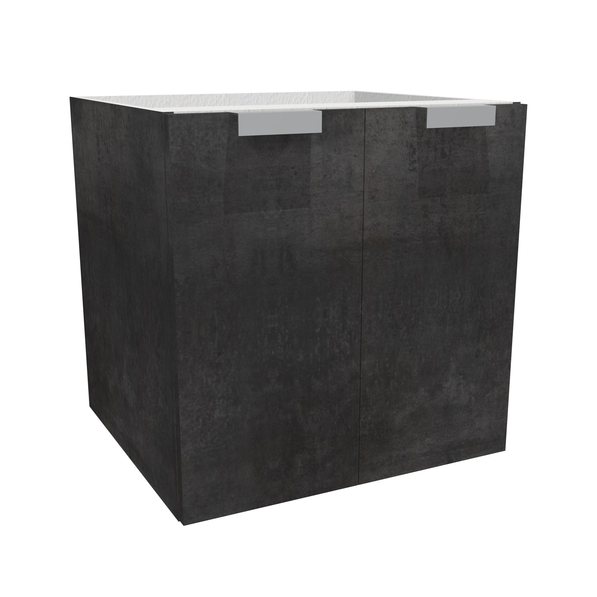 RTA - Rustic Grey - Floating Vanity Base Cabinet | 24"W x 34.5"H x 21"D