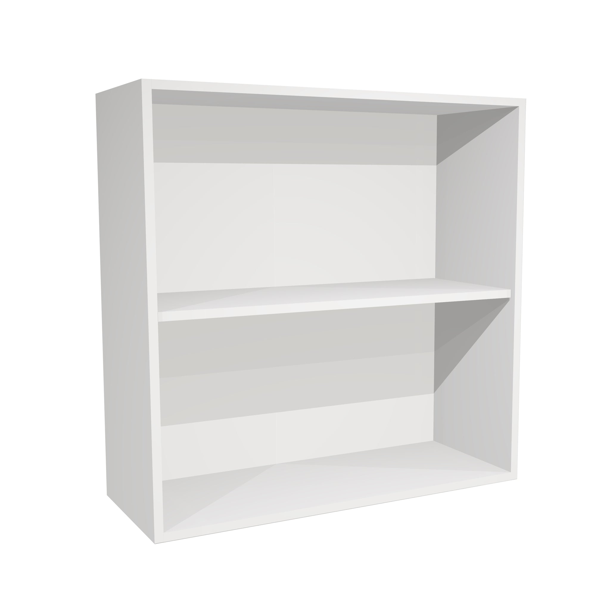 RTA - Glossy White - Wall Open Cabinet | 36"W x 30"H x 12"D