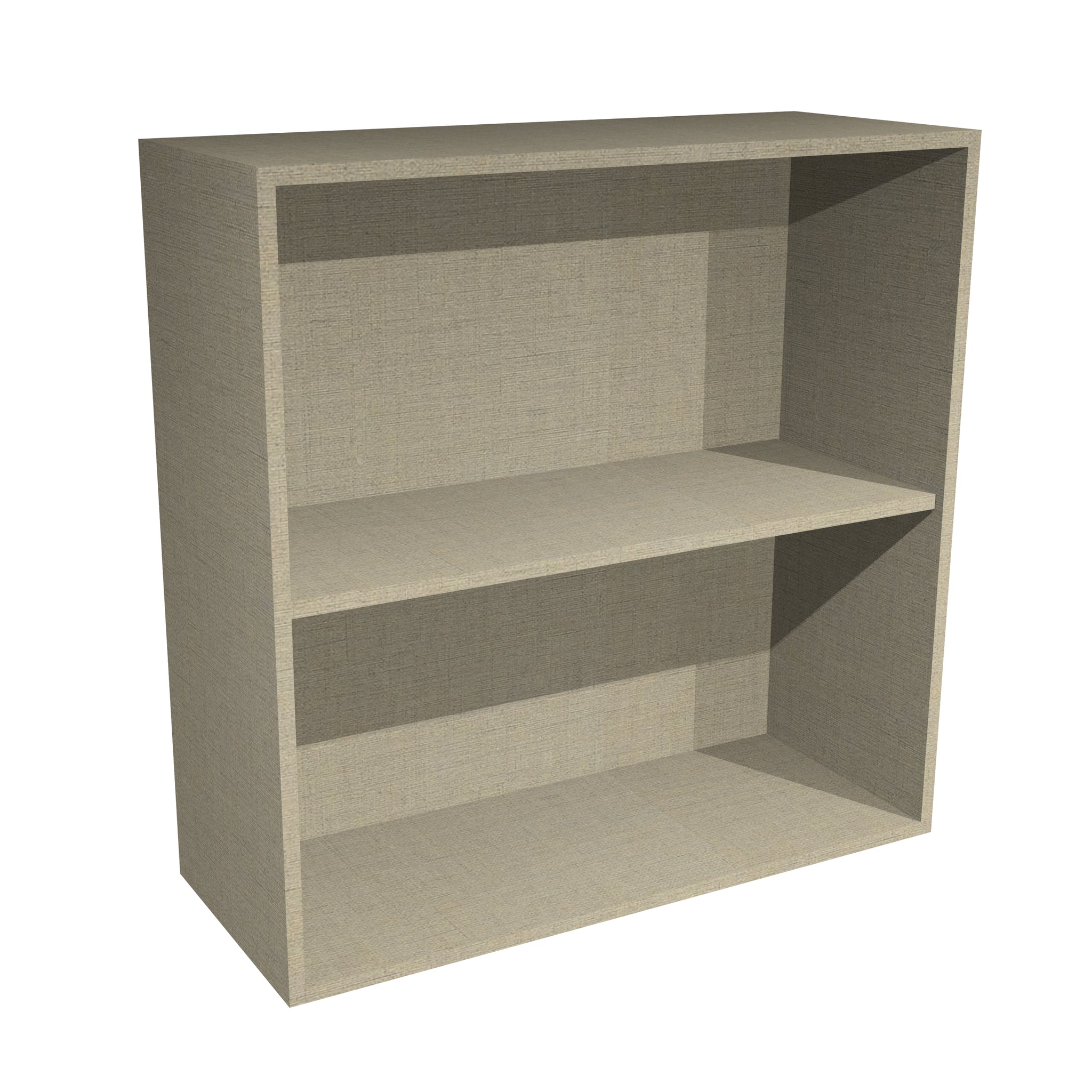 RTA - Fabric Grey - Wall Open Cabinet | 36"W x 30"H x 12"D