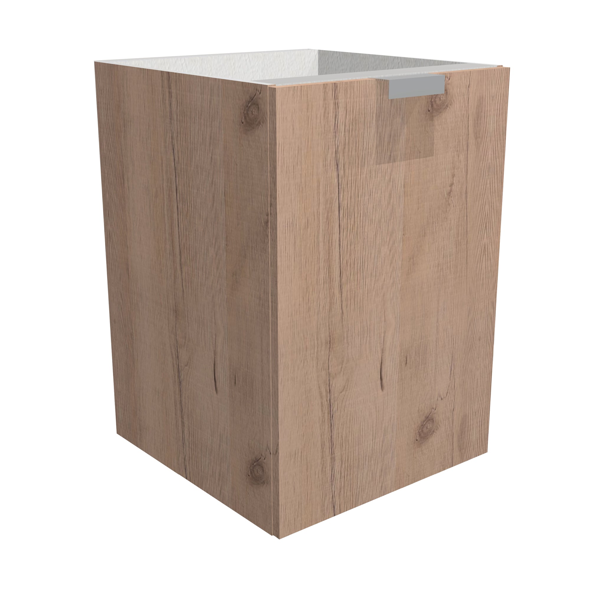 RTA - Rustic Oak - Floating Vanity Base Cabinet | 12"W x 34.5"H x 21"D