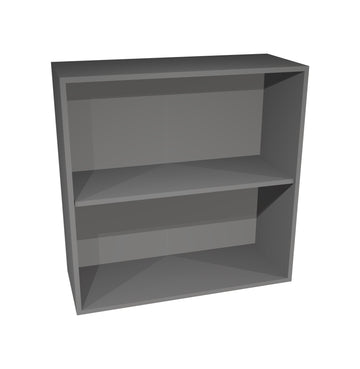 RTA - Grey Shaker - Wall Open Cabinet | 30