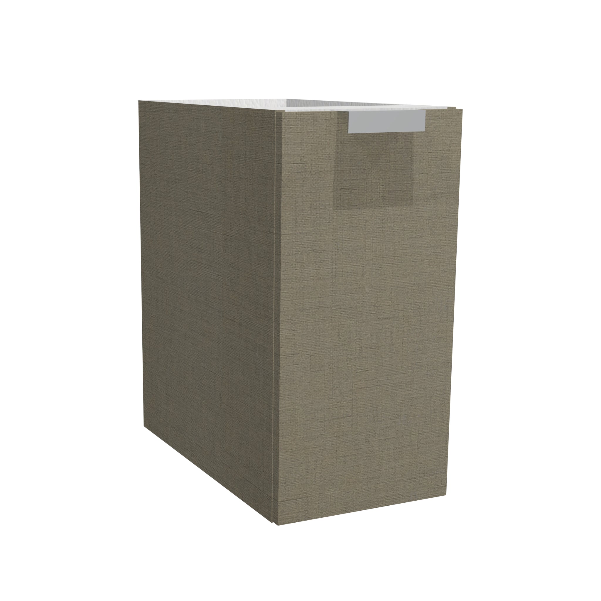 RTA - Fabric Grey - Floating Vanity Base Cabinet | 12"W x 30"H x 21"D