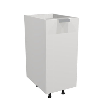 RTA - Glossy White - Vanity Base Full Single Door Cabinet | 21