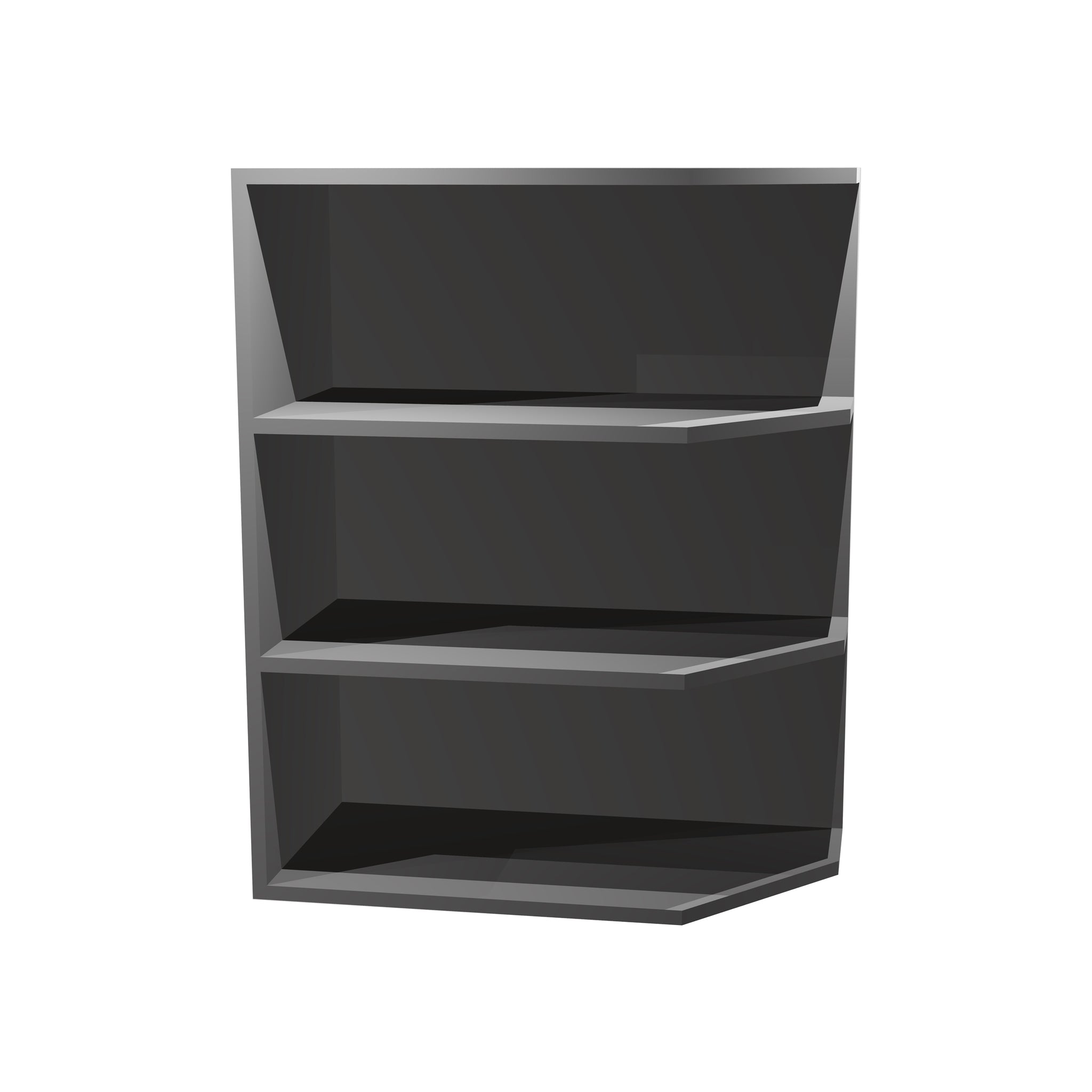 RTA - Grey Shaker - Base End Shelf Cabinet | 12"W x 30"H x 12"D
