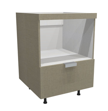 RTA - Fabric Grey - Base Microwave Cabinet | 27"W x 30"H x 23.8"D