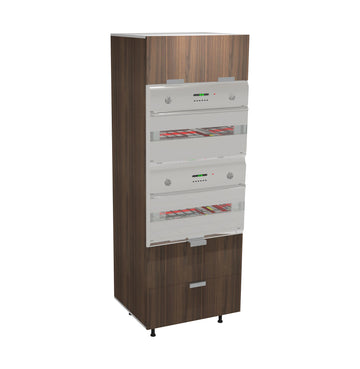 RTA - Walnut - Micro-Oven Tall Cabinet | 30